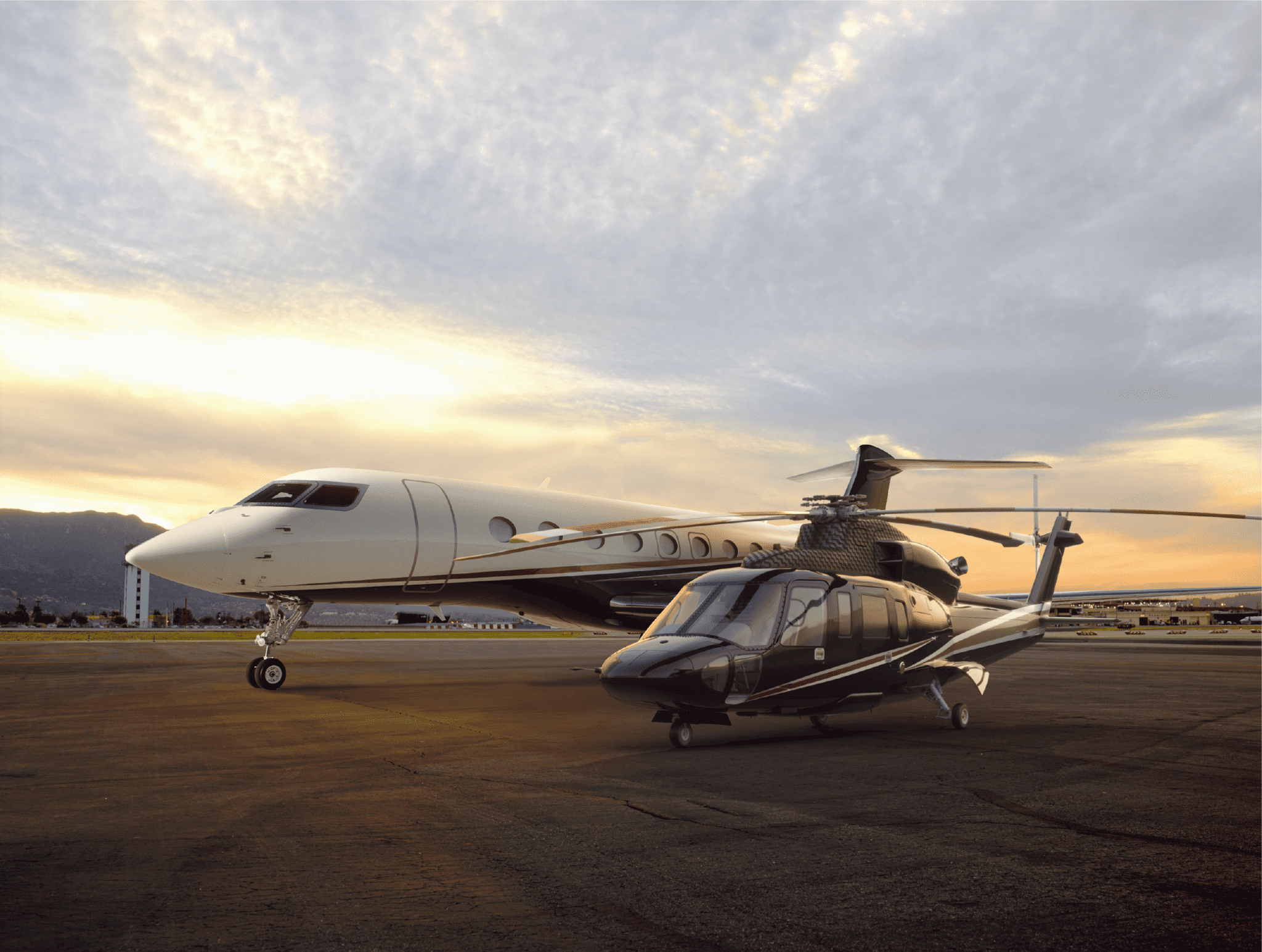 Jet Airplane Vs. Helicopter Bluedot Air Ambulance